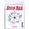 Deep Red Stamps Flower Burst Rubber Cling Stamp 3.1 x 3.1 inches